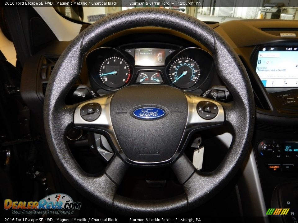 2016 Ford Escape SE 4WD Magnetic Metallic / Charcoal Black Photo #23