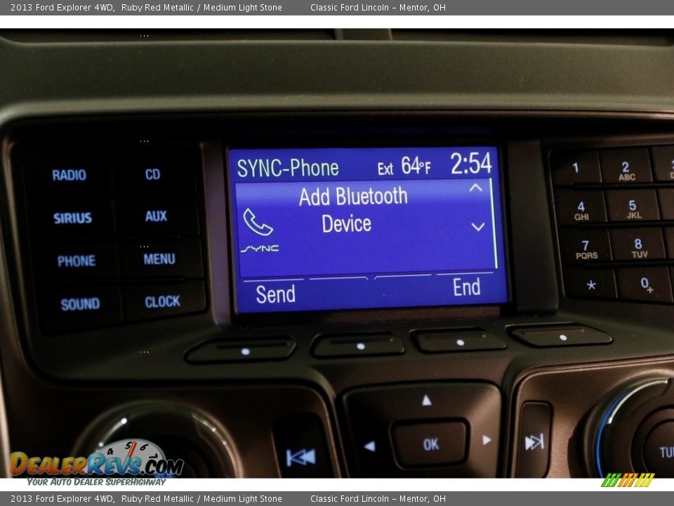 2013 Ford Explorer 4WD Ruby Red Metallic / Medium Light Stone Photo #9