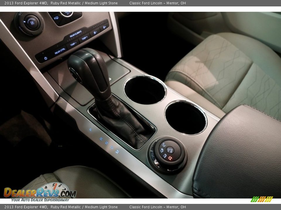 2013 Ford Explorer 4WD Ruby Red Metallic / Medium Light Stone Photo #10