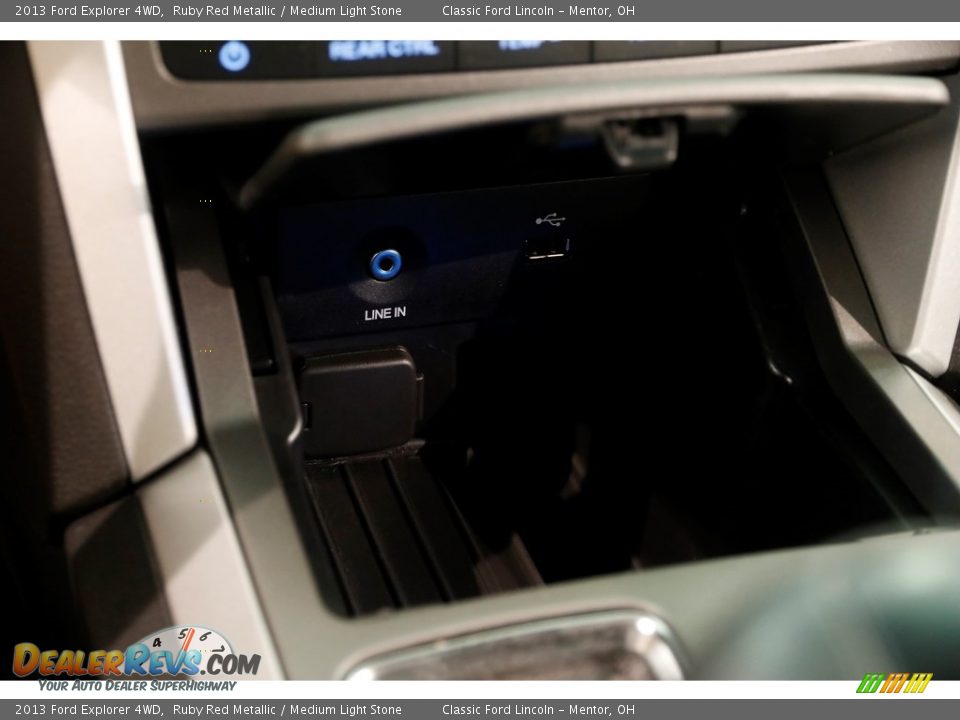 2013 Ford Explorer 4WD Ruby Red Metallic / Medium Light Stone Photo #11