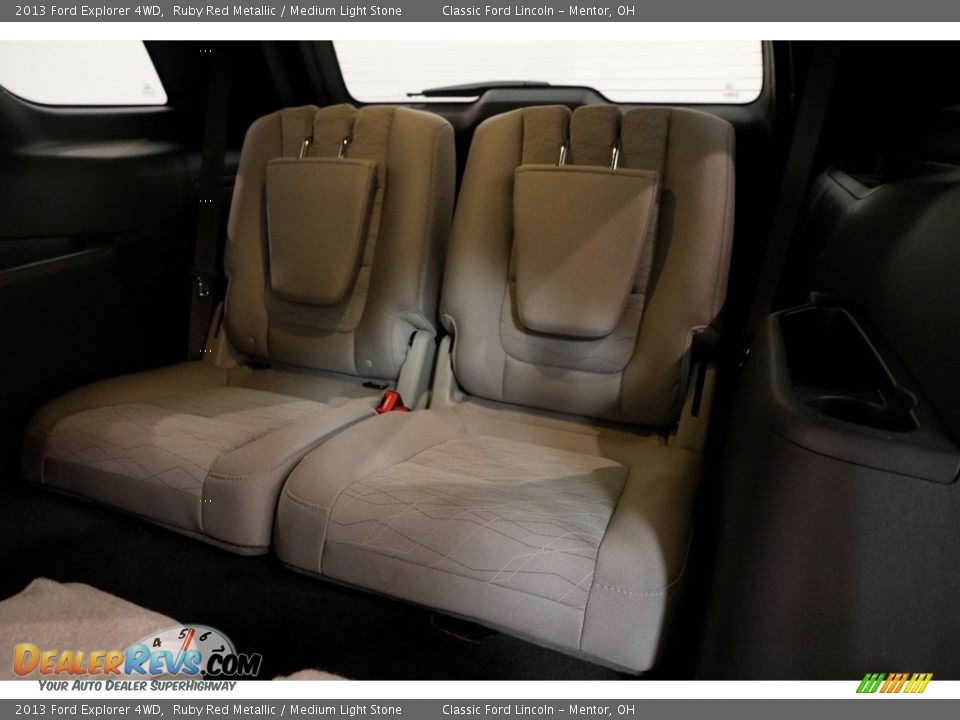 2013 Ford Explorer 4WD Ruby Red Metallic / Medium Light Stone Photo #15