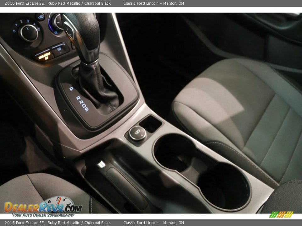2016 Ford Escape SE Ruby Red Metallic / Charcoal Black Photo #10