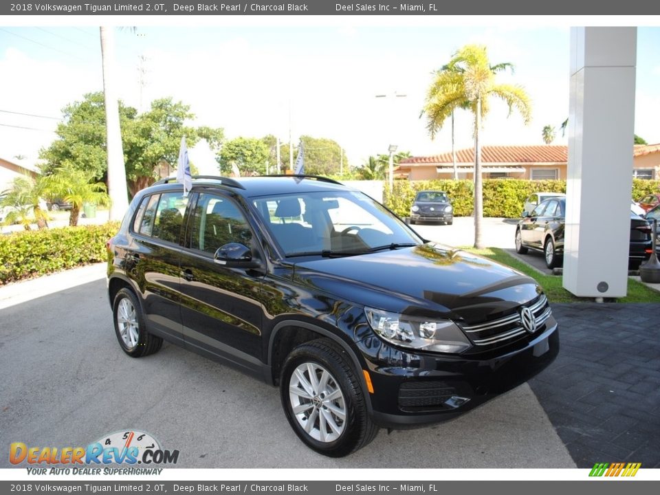 2018 Volkswagen Tiguan Limited 2.0T Deep Black Pearl / Charcoal Black Photo #1