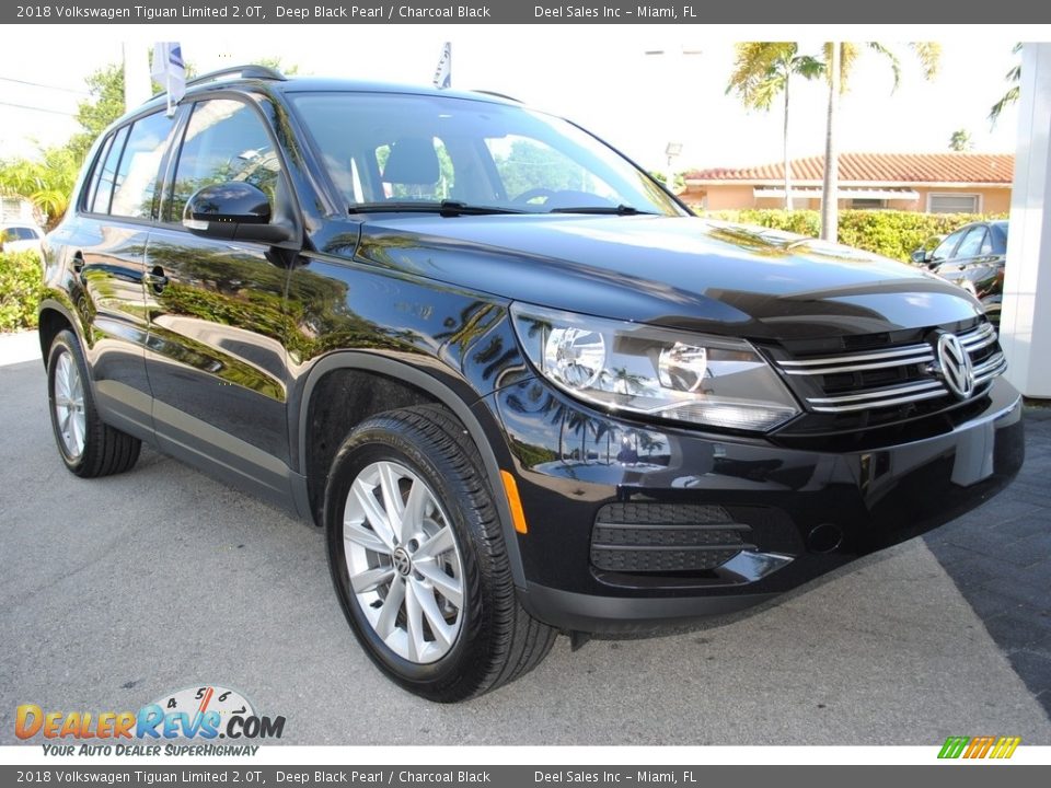 2018 Volkswagen Tiguan Limited 2.0T Deep Black Pearl / Charcoal Black Photo #2