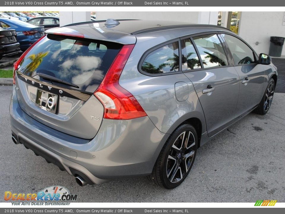 2018 Volvo V60 Cross Country T5 AWD Osmium Grey Metallic / Off Black Photo #9