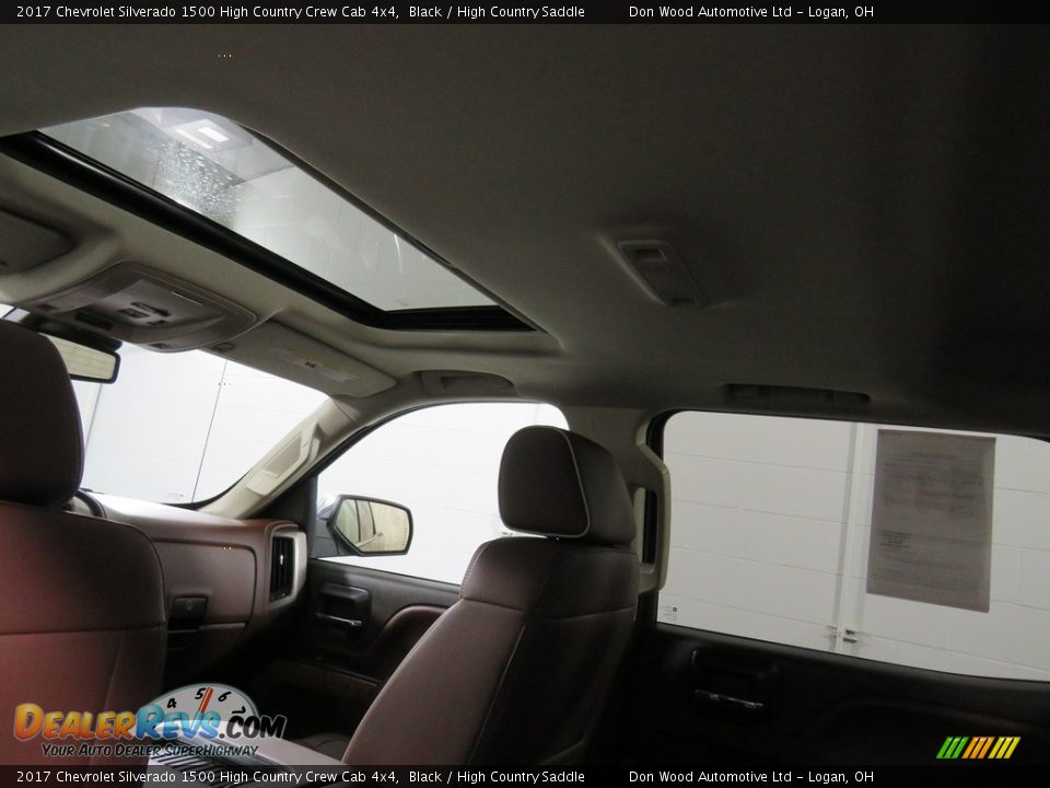2017 Chevrolet Silverado 1500 High Country Crew Cab 4x4 Black / High Country Saddle Photo #4