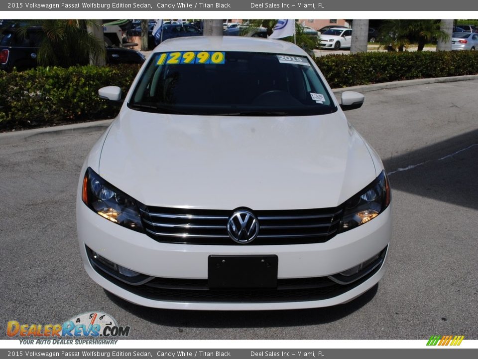 2015 Volkswagen Passat Wolfsburg Edition Sedan Candy White / Titan Black Photo #3