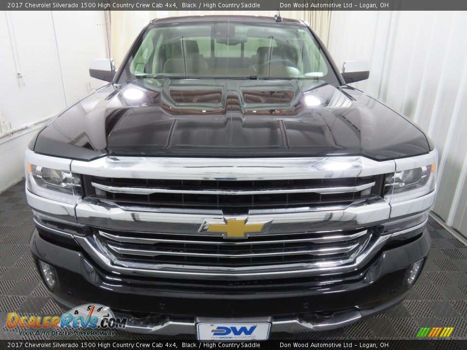2017 Chevrolet Silverado 1500 High Country Crew Cab 4x4 Black / High Country Saddle Photo #7