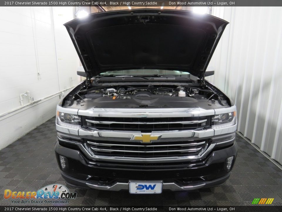 2017 Chevrolet Silverado 1500 High Country Crew Cab 4x4 Black / High Country Saddle Photo #8