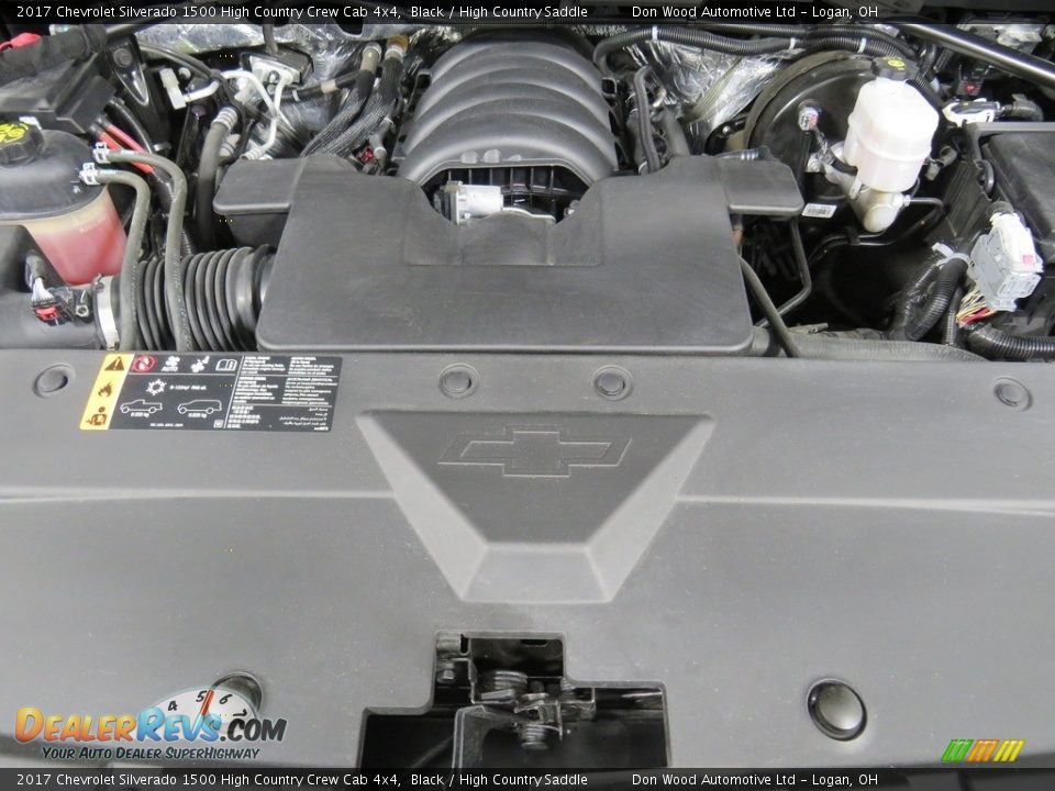 2017 Chevrolet Silverado 1500 High Country Crew Cab 4x4 Black / High Country Saddle Photo #9