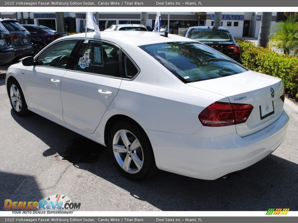 2015 Volkswagen Passat Wolfsburg Edition Sedan Candy White / Titan Black Photo #6