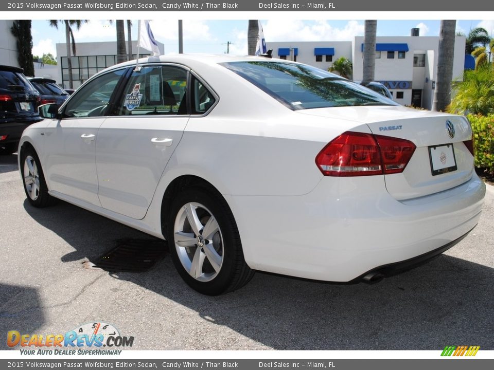 2015 Volkswagen Passat Wolfsburg Edition Sedan Candy White / Titan Black Photo #7