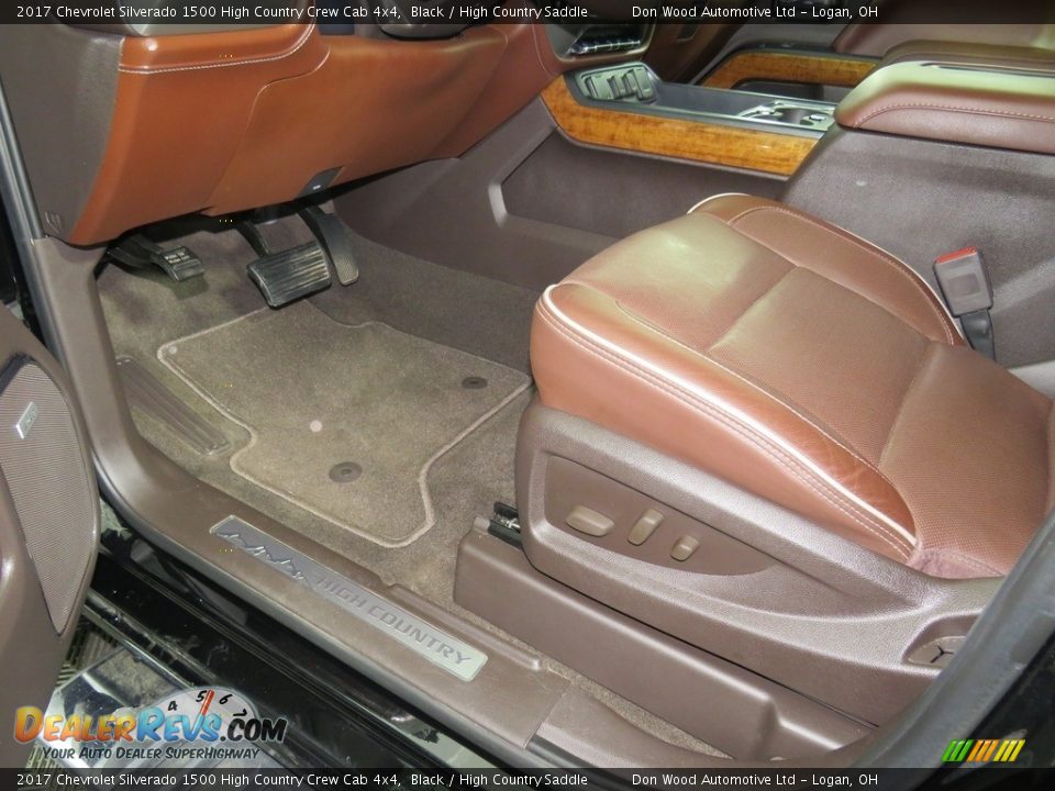 2017 Chevrolet Silverado 1500 High Country Crew Cab 4x4 Black / High Country Saddle Photo #18