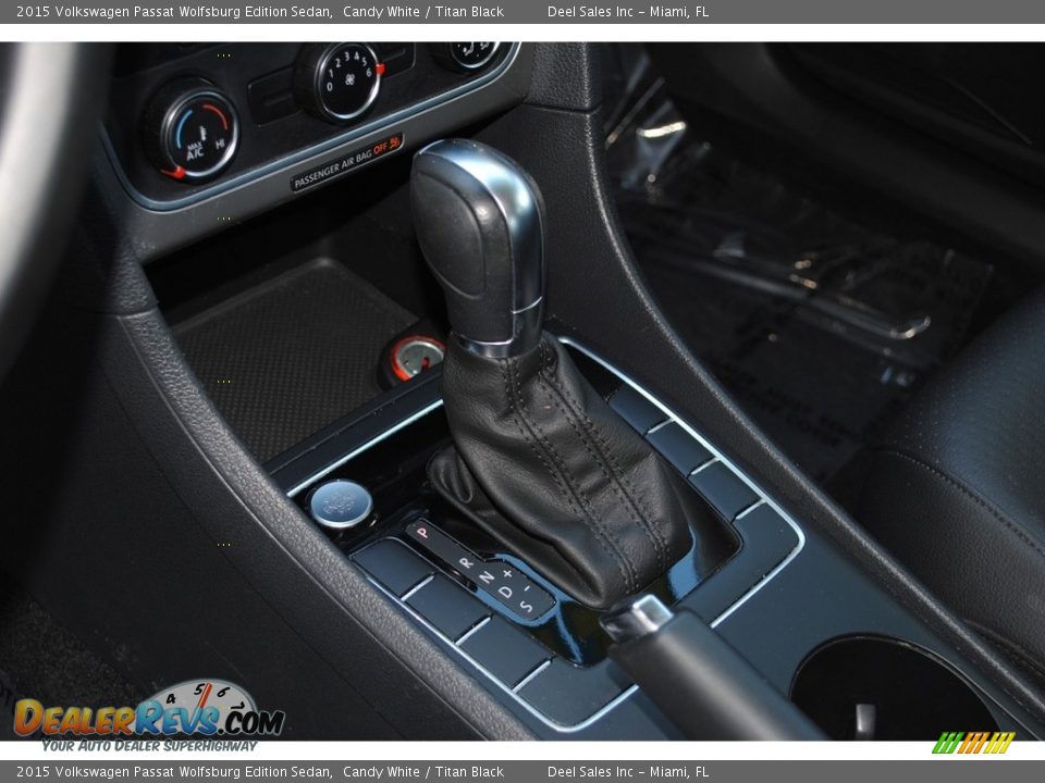 2015 Volkswagen Passat Wolfsburg Edition Sedan Candy White / Titan Black Photo #14