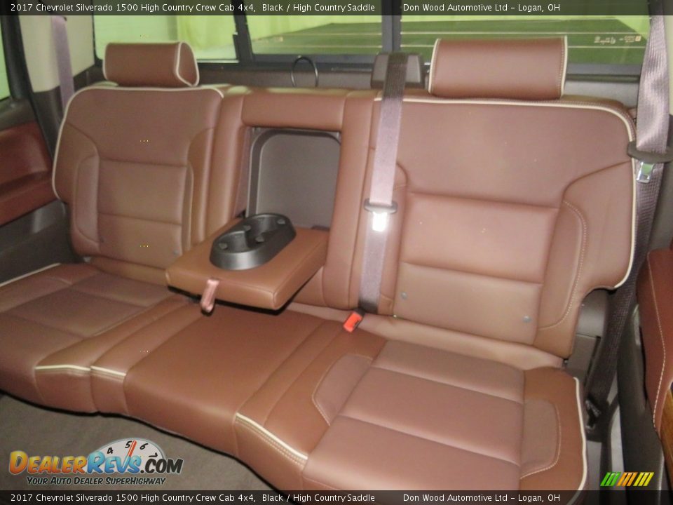2017 Chevrolet Silverado 1500 High Country Crew Cab 4x4 Black / High Country Saddle Photo #20