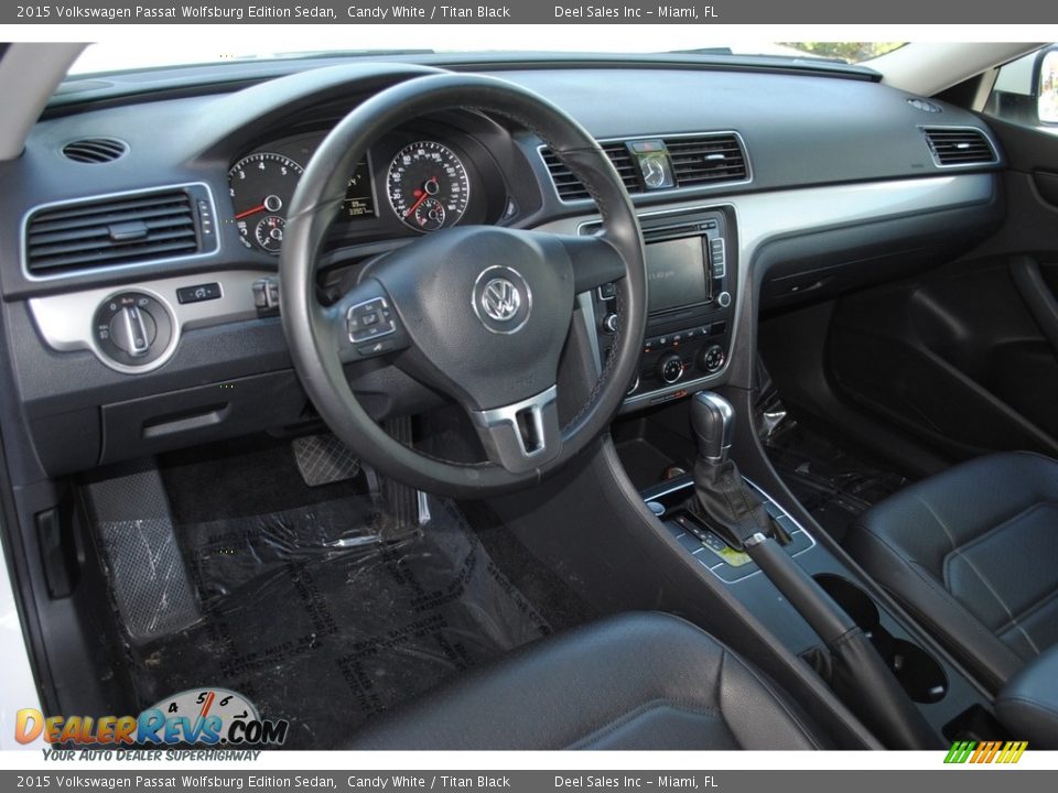 2015 Volkswagen Passat Wolfsburg Edition Sedan Candy White / Titan Black Photo #15