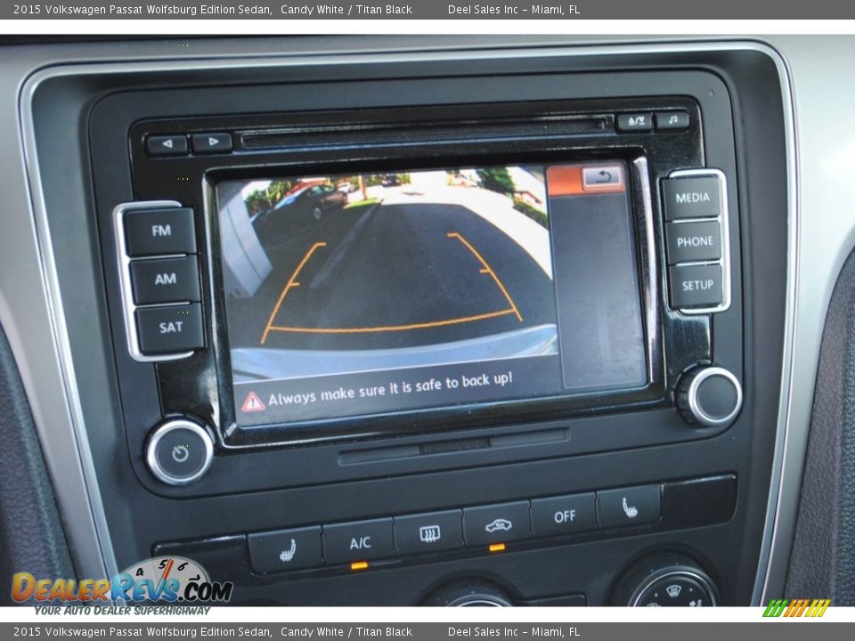 2015 Volkswagen Passat Wolfsburg Edition Sedan Candy White / Titan Black Photo #16
