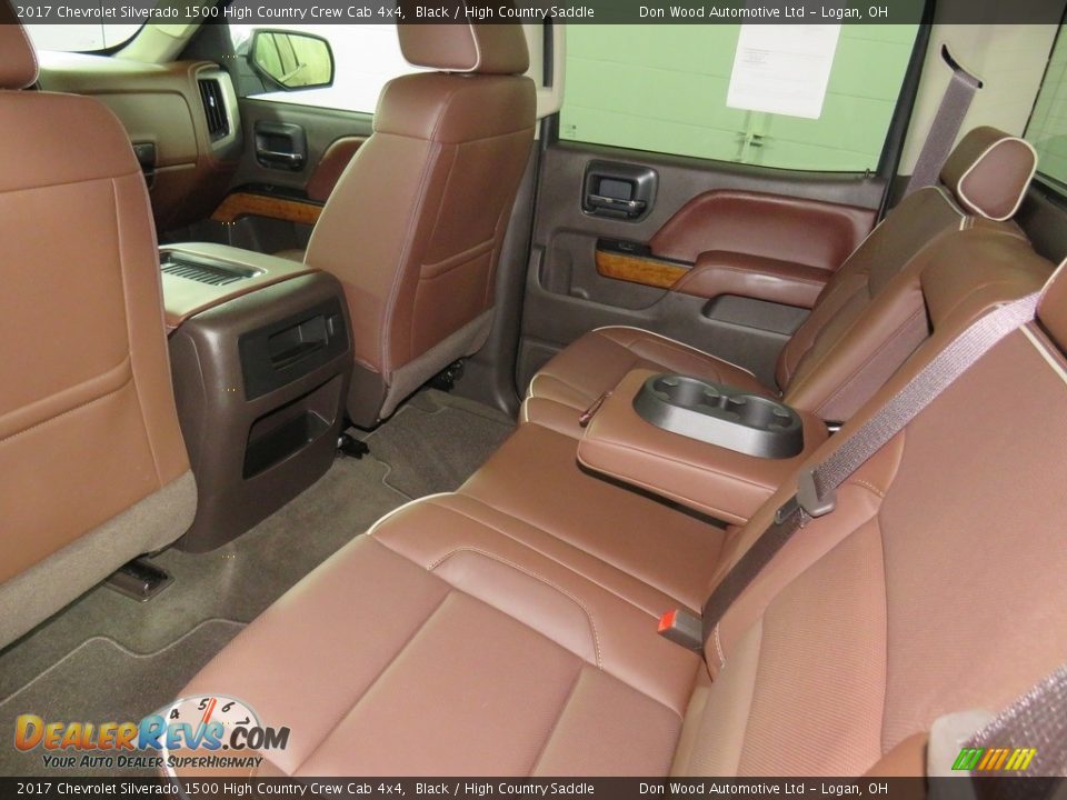 2017 Chevrolet Silverado 1500 High Country Crew Cab 4x4 Black / High Country Saddle Photo #22