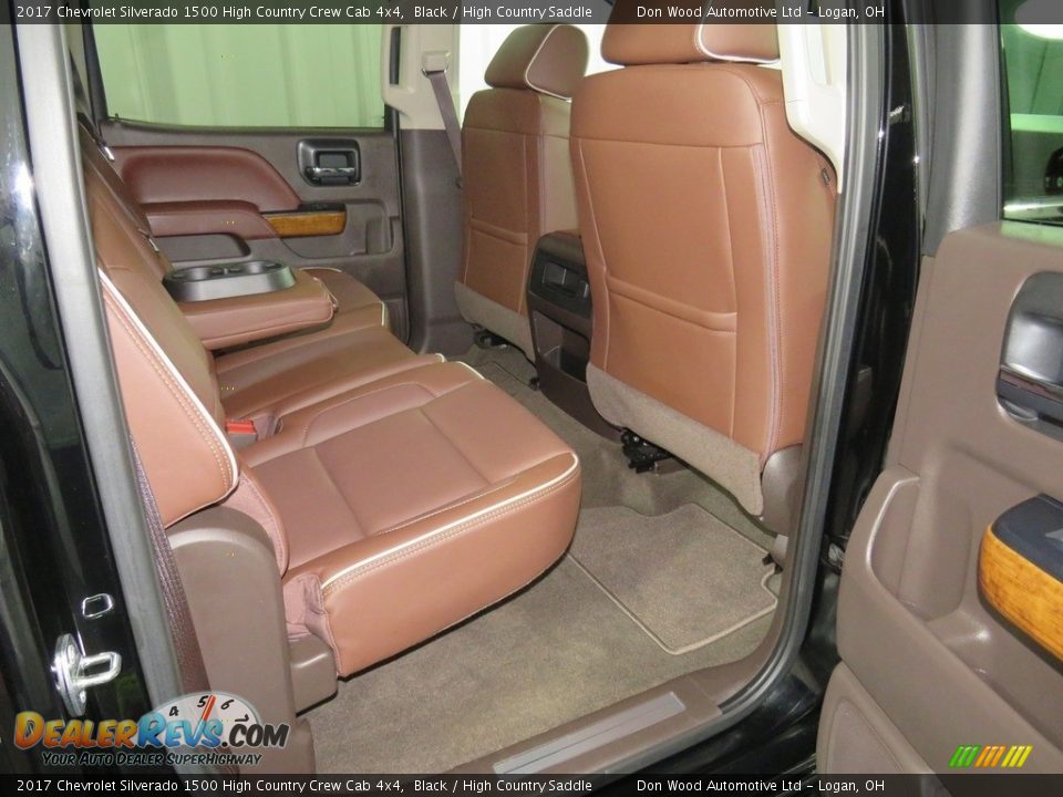 2017 Chevrolet Silverado 1500 High Country Crew Cab 4x4 Black / High Country Saddle Photo #24