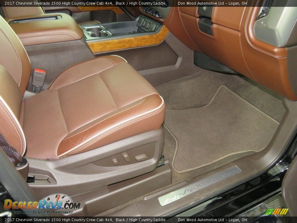 2017 Chevrolet Silverado 1500 High Country Crew Cab 4x4 Black / High Country Saddle Photo #26