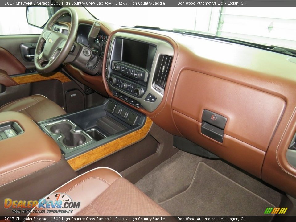 2017 Chevrolet Silverado 1500 High Country Crew Cab 4x4 Black / High Country Saddle Photo #27