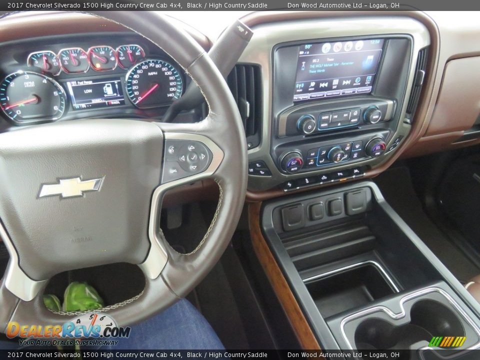 2017 Chevrolet Silverado 1500 High Country Crew Cab 4x4 Black / High Country Saddle Photo #30