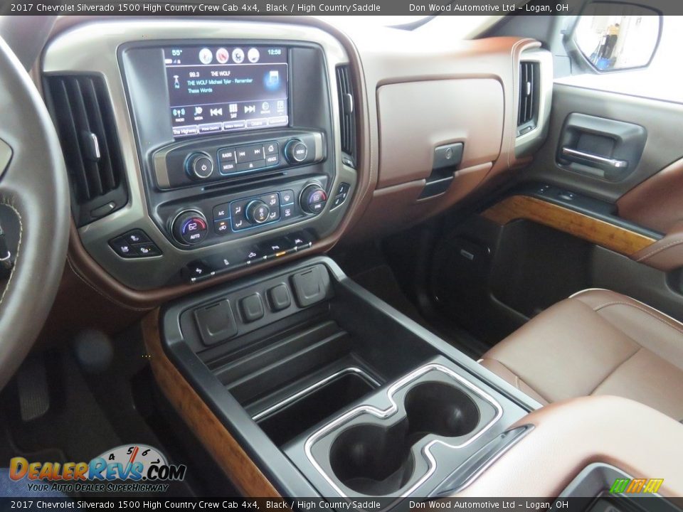 2017 Chevrolet Silverado 1500 High Country Crew Cab 4x4 Black / High Country Saddle Photo #31