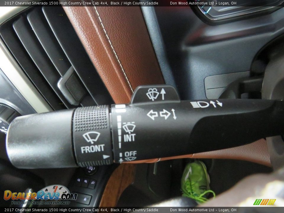 2017 Chevrolet Silverado 1500 High Country Crew Cab 4x4 Black / High Country Saddle Photo #34
