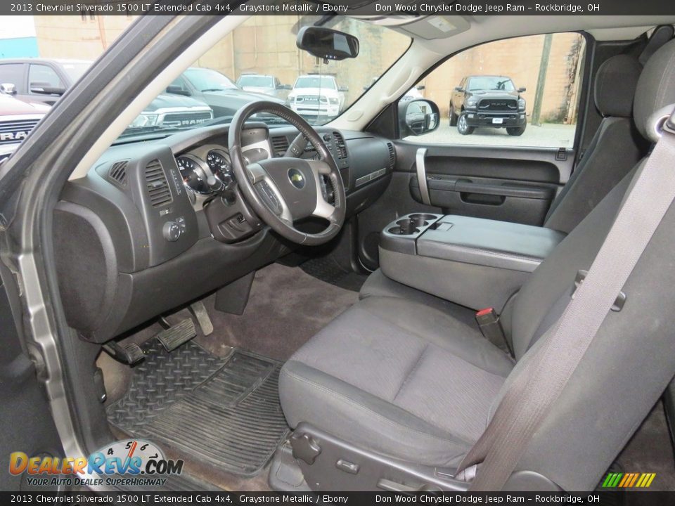 2013 Chevrolet Silverado 1500 LT Extended Cab 4x4 Graystone Metallic / Ebony Photo #14