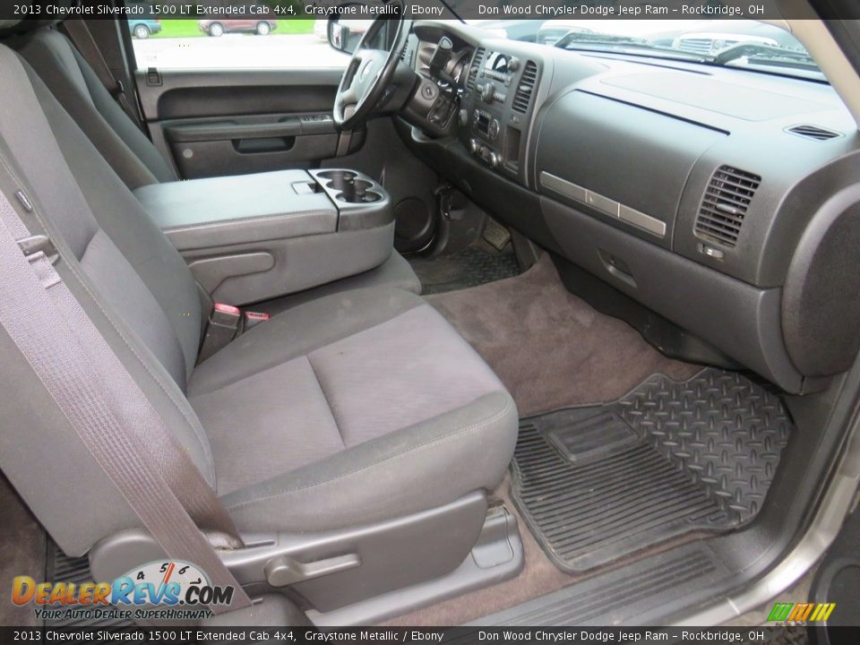 2013 Chevrolet Silverado 1500 LT Extended Cab 4x4 Graystone Metallic / Ebony Photo #22