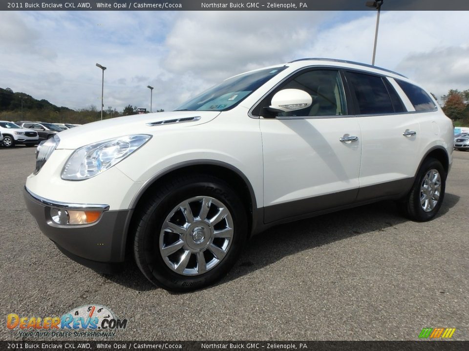 2011 Buick Enclave CXL AWD White Opal / Cashmere/Cocoa Photo #1