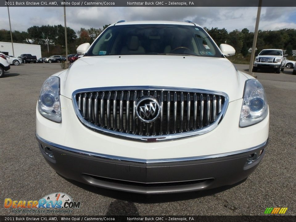 2011 Buick Enclave CXL AWD White Opal / Cashmere/Cocoa Photo #3