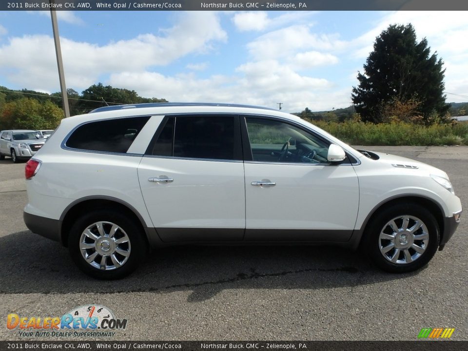 2011 Buick Enclave CXL AWD White Opal / Cashmere/Cocoa Photo #5