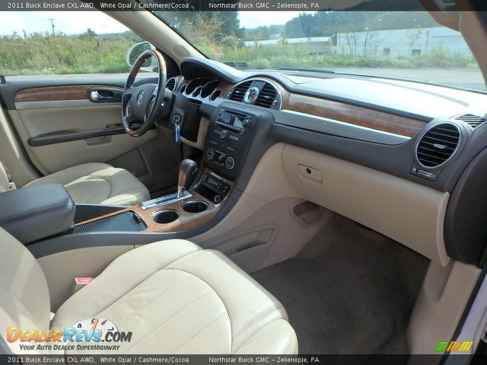 2011 Buick Enclave CXL AWD White Opal / Cashmere/Cocoa Photo #6