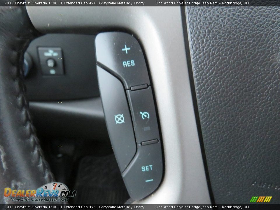 2013 Chevrolet Silverado 1500 LT Extended Cab 4x4 Graystone Metallic / Ebony Photo #30