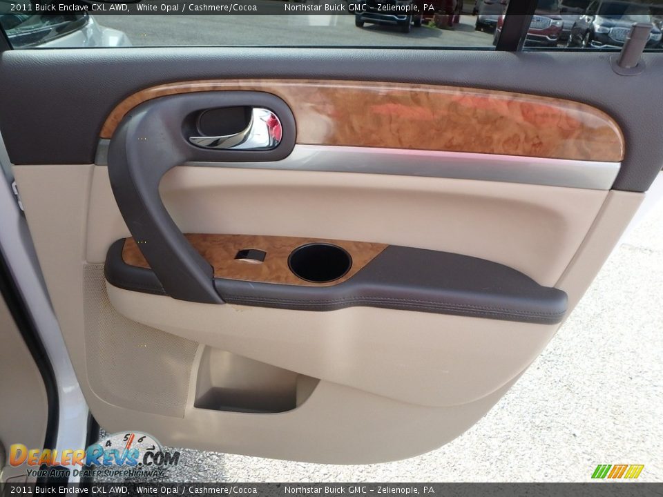 2011 Buick Enclave CXL AWD White Opal / Cashmere/Cocoa Photo #8
