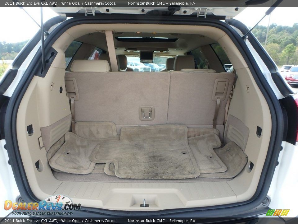 2011 Buick Enclave CXL AWD White Opal / Cashmere/Cocoa Photo #11