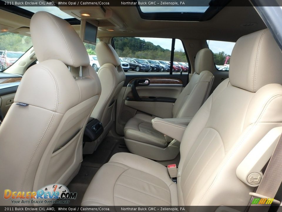 2011 Buick Enclave CXL AWD White Opal / Cashmere/Cocoa Photo #16