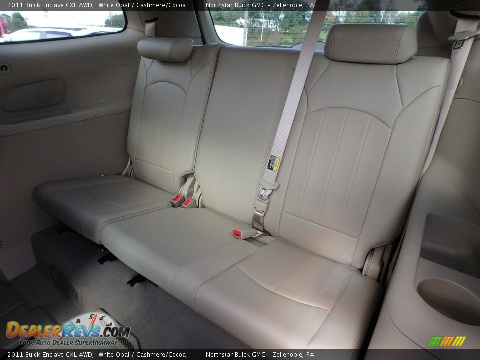 2011 Buick Enclave CXL AWD White Opal / Cashmere/Cocoa Photo #17