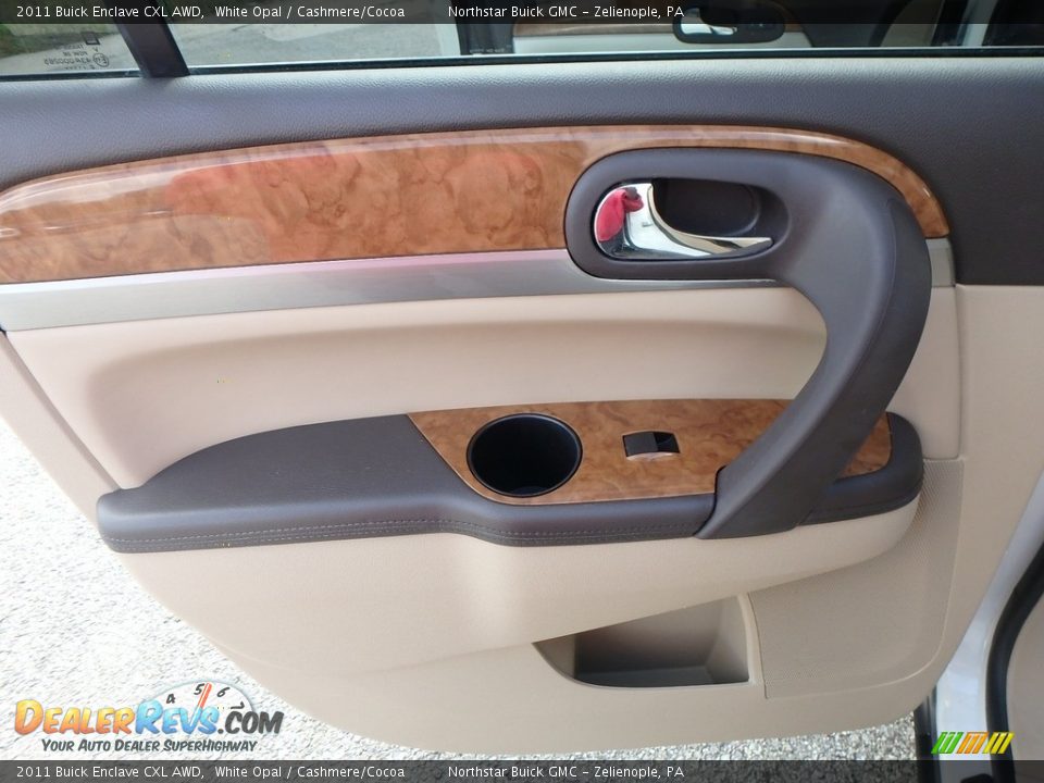 2011 Buick Enclave CXL AWD White Opal / Cashmere/Cocoa Photo #20