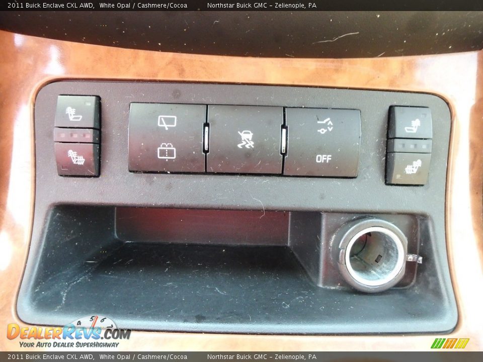 2011 Buick Enclave CXL AWD White Opal / Cashmere/Cocoa Photo #29
