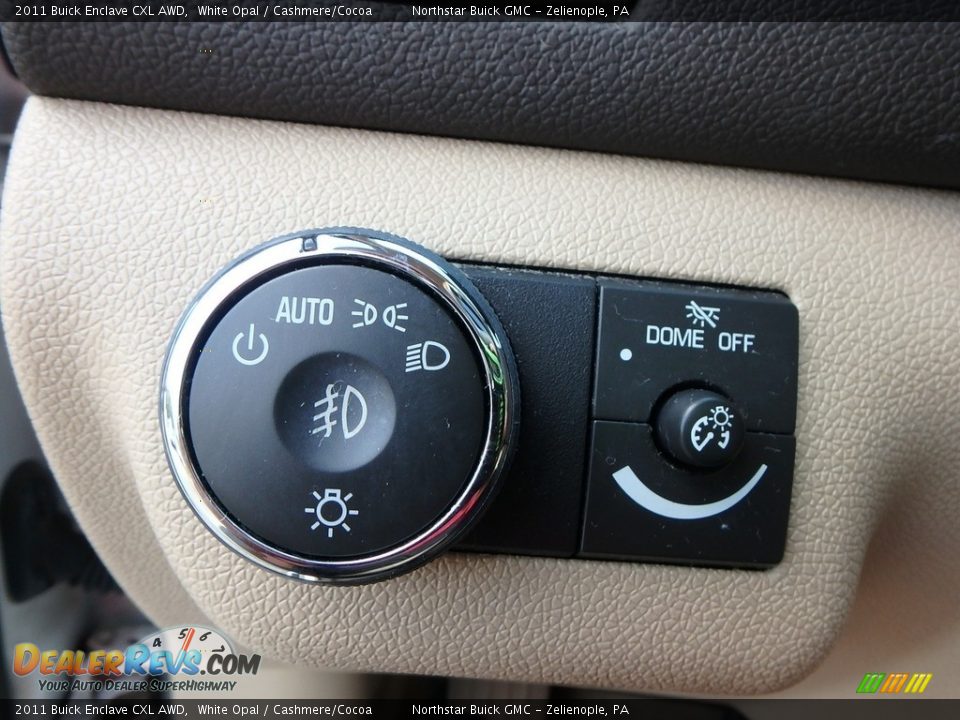 2011 Buick Enclave CXL AWD White Opal / Cashmere/Cocoa Photo #30