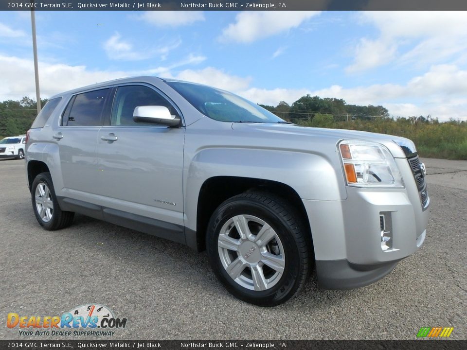 2014 GMC Terrain SLE Quicksilver Metallic / Jet Black Photo #4