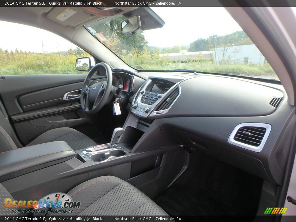 2014 GMC Terrain SLE Quicksilver Metallic / Jet Black Photo #6
