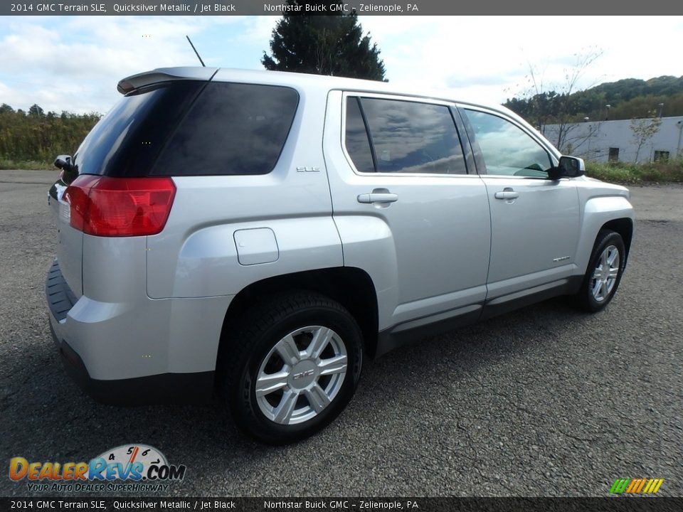 2014 GMC Terrain SLE Quicksilver Metallic / Jet Black Photo #9