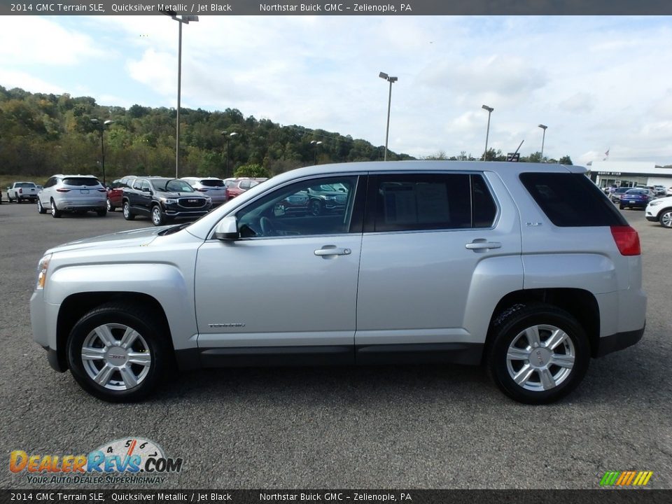 2014 GMC Terrain SLE Quicksilver Metallic / Jet Black Photo #13