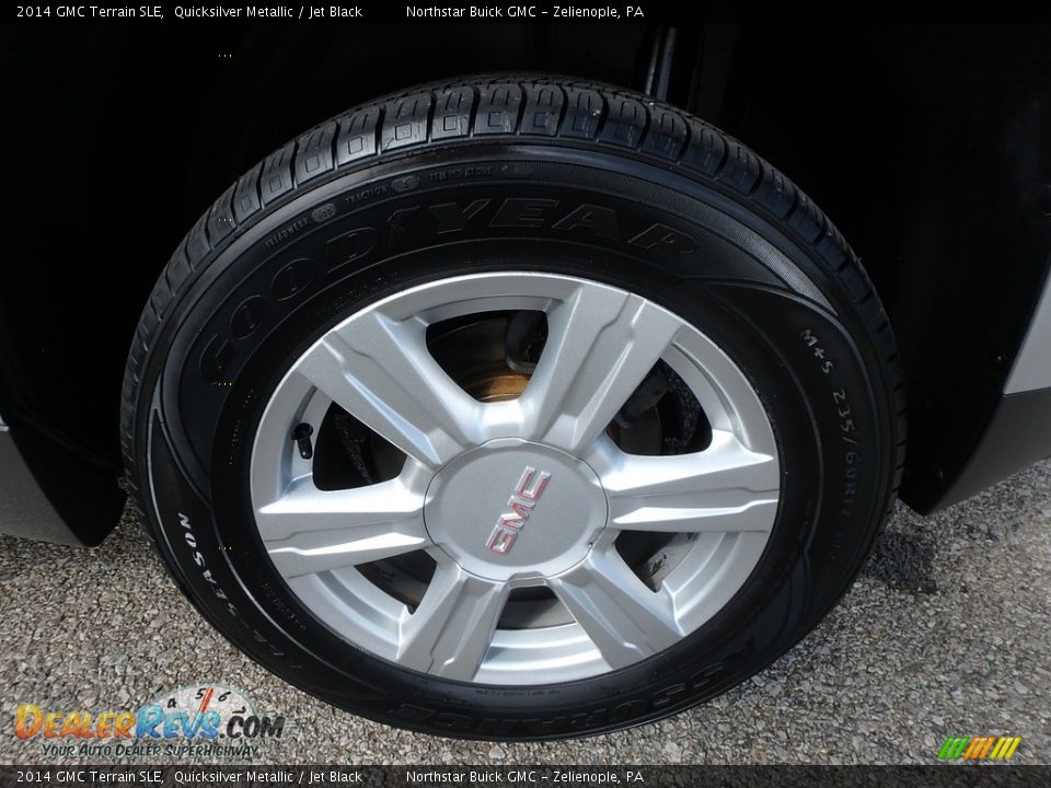2014 GMC Terrain SLE Quicksilver Metallic / Jet Black Photo #14
