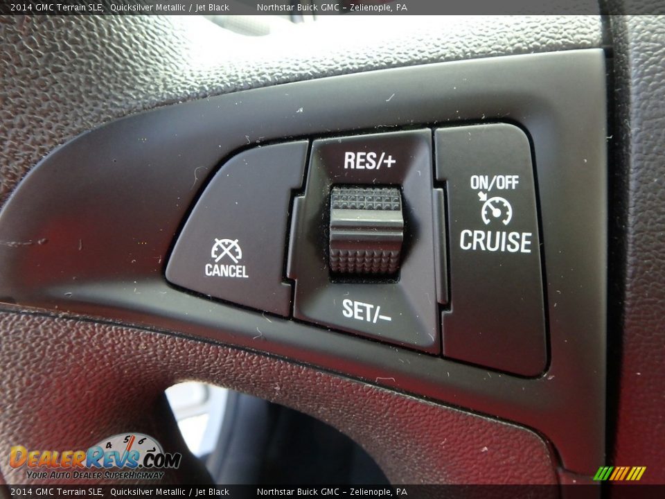 2014 GMC Terrain SLE Quicksilver Metallic / Jet Black Photo #25
