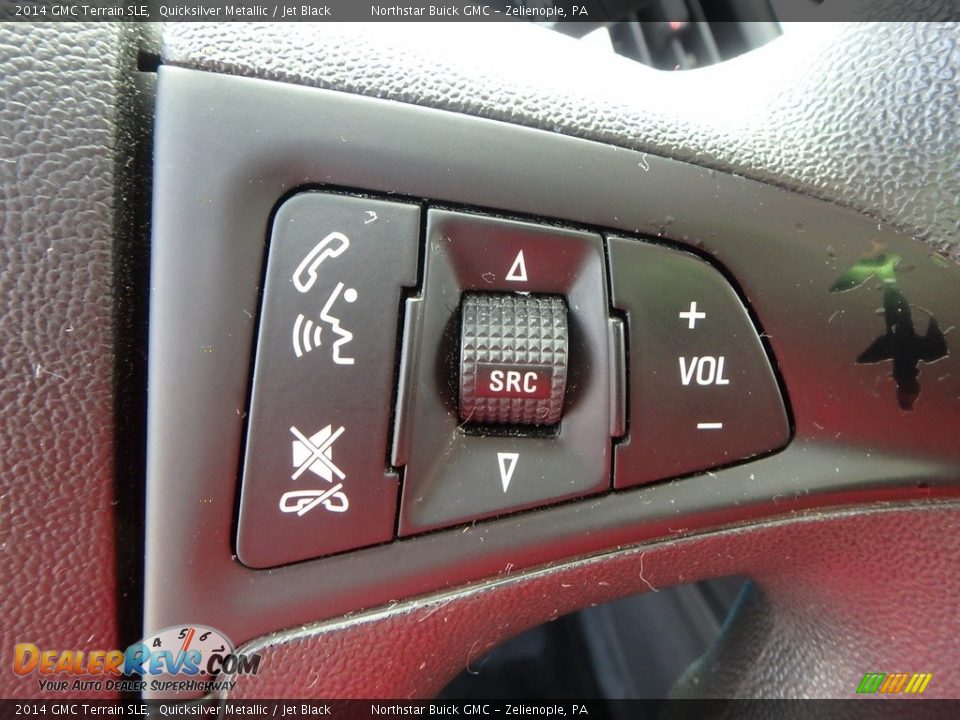 2014 GMC Terrain SLE Quicksilver Metallic / Jet Black Photo #26
