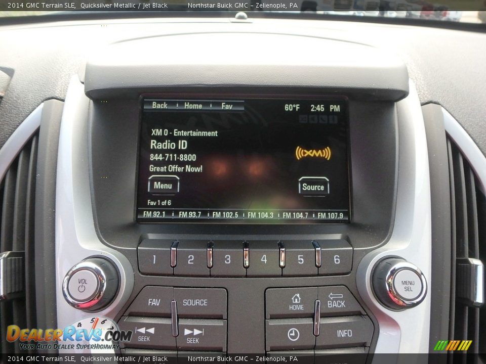 2014 GMC Terrain SLE Quicksilver Metallic / Jet Black Photo #29